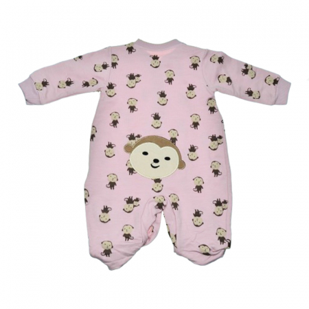 Salopeta cu maneca lunga pentru fete Mini Junior SALMJ-17, Roz [2]