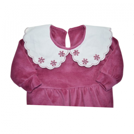 Salopeta cu maneca lunga pentru fete Mini Junior SLP-3901, Fucsia [1]