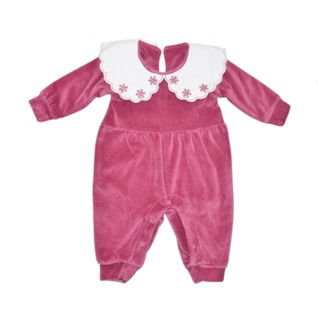 Salopete fete - Salopeta cu maneca lunga pentru fete Mini Junior SLP-3901, Fucsia