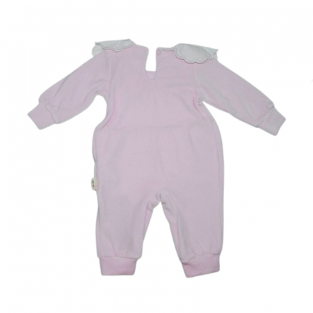 Salopeta cu maneca lunga pentru fete Mini Junior SLP-3901R, Roz [2]