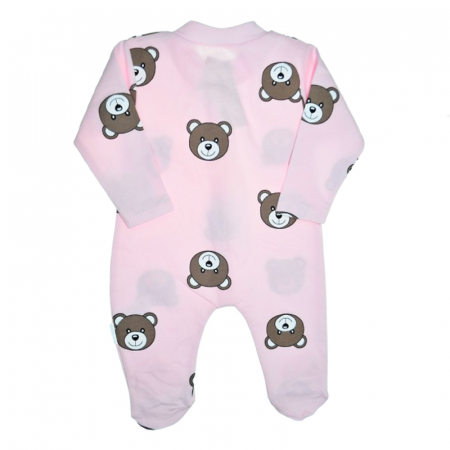 Salopeta cu maneca lunga pentru fete Mini Junior SLP-MJ23, Roz [1]
