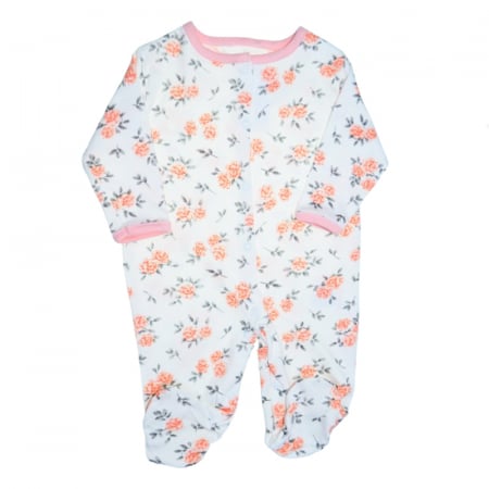 Salopete bebelusi fete - Salopeta cu maneca lunga pentru fete Mini Junior SLP-MJ34, Roz