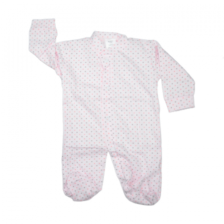 Salopete bebelusi fete - Salopeta cu maneca lunga pentru fete Mini Junior SLPP-13, Roz