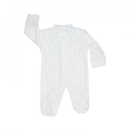 Salopeta cu maneca lunga pentru baieti Mini Junior SPFMJ-1215, Alb [1]
