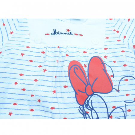 Salopeta cu maneca lunga pentru fete Sun City Minnie Mouse ER0173B-68, Multicolor [2]