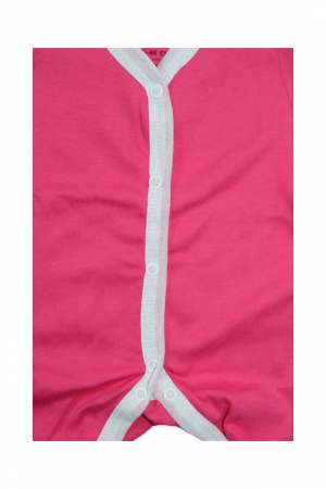 Salopeta cu maneca lunga si caciula fete Pifou Model Model 27F-46, Fucsia [1]