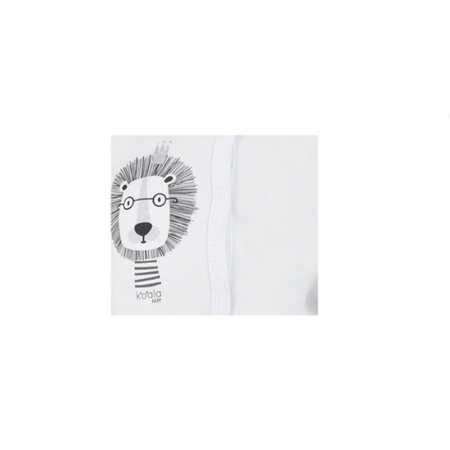 Salopeta cu maneca lunga si caciula pentru bebelusi Simba Koala 07-474, Multicolor [2]