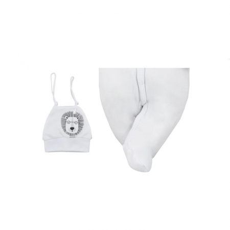 Salopeta cu maneca lunga si caciula pentru bebelusi Simba Koala 07-474, Multicolor [1]