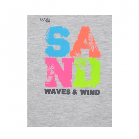 Salopeta cu maneca scurta pentru copii Koala Sand 07-715RZ-74, Gri [1]