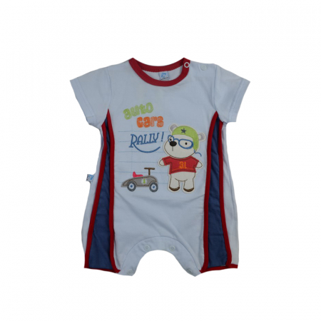 Îmbrăcăminte băieți - Salopeta de vara pentru baieti Koala 04-041-62-cm, Albastru