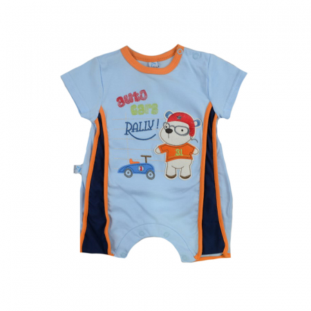 Îmbrăcăminte băieți - Salopeta de vara pentru baieti Koala 04-042-62-cm, Albastru