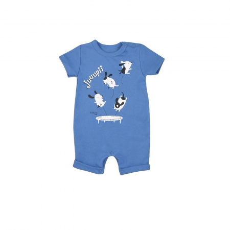 Îmbrăcăminte băieți - Salopeta de vara pentru baieti Koala Jupi 08-515_62 cm, Albastru