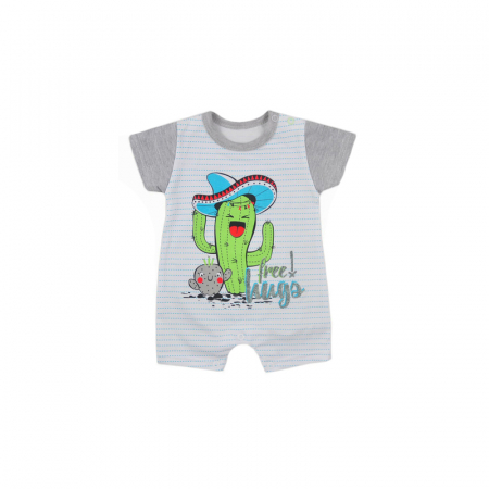 Salopete bebelusi vara baieti - Salopeta de vara pentru baieti Koala Kaktus 06-280-62, Multicolor