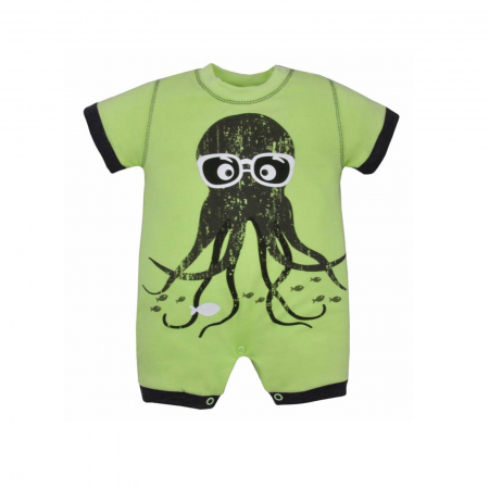 Îmbrăcăminte băieți - Salopeta de vara pentru baieti Koala Podwodny Swiat 05-236_62 cm, Verde