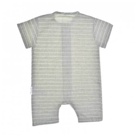 Salopeta de vara, cu dungi, pentru baieti, Mini Junior SLPMJ0505, Verde [1]