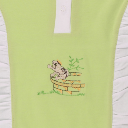 Salopeta de vara pentru baieti Pifou S10V-62-cm, Verde [1]