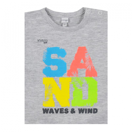 Salopeta de vara pentru copii Koala Sand 07-715G_74 cm, Gri [1]