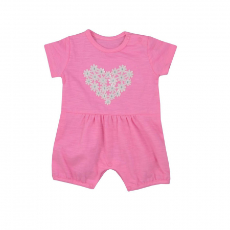 Salopete bebelusi vara fete - Salopeta de vara pentru fete Koala Marcelinka 08-572R_62 cm, Roz