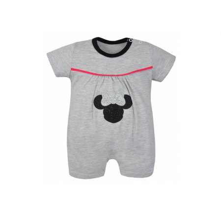 Salopete bebelusi vara fete - Salopeta de vara pentru fete Koala Minia 04-909G1-68-cm, Gri