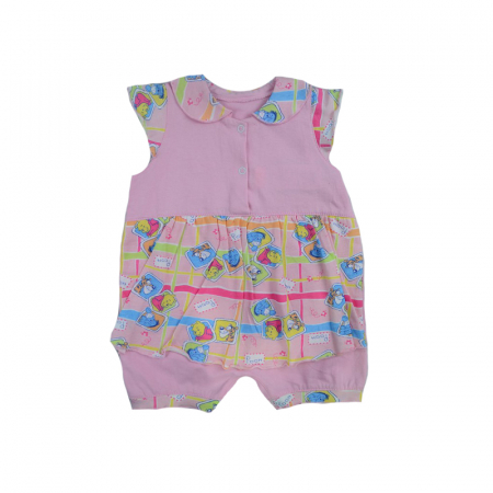Salopete bebelusi vara fete - Salopeta de vara pentru fete Mini Junior 74-38R-74-cm, Roz