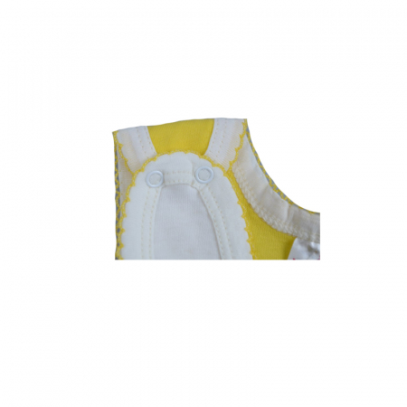 Salopeta de vara pentru fete Pifou 7425G-74-cm, Galben [2]