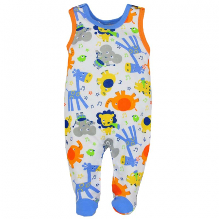 Salopete bebelusi baieti - Salopeta fara maneci pentru baieti Koala Zoo 3171AL-1-68-cm, Multicolor