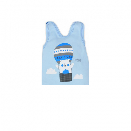 Salopeta fara maneci pentru baieti Koala Mini Baby 3919-74-cm, Albastru [1]