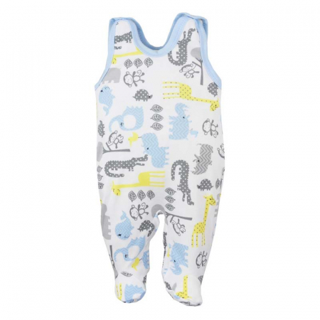 Salopete bebelusi baieti - Salopeta fara maneci pentru baieti Koala Zwierzyniec 06-377AL-62-cm, Multicolor
