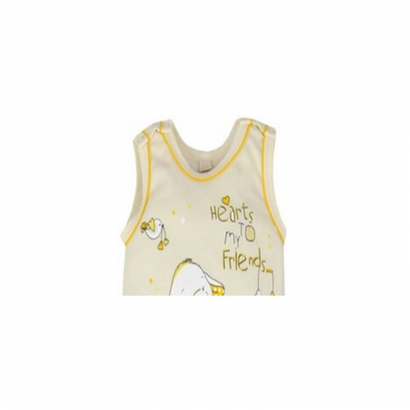 Salopeta fara maneci pentru bebelusi KOALA Beniamin 2587-G, Galben [1]