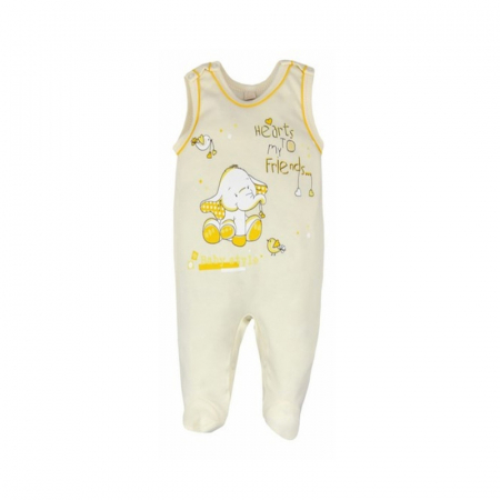 Salopeta fara maneci pentru bebelusi KOALA Beniamin 2587-G, Galben [0]