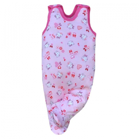 Salopete bebelusi fete - Salopeta fara maneci pentru copii Koala Chmurka 1811-1R1-80-cm, Roz