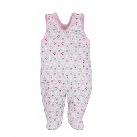 Salopete bebelusi fete - Salopeta fara maneci pentru copii Koala Dzungla 03-351-A1-62-cm, Multicolor
