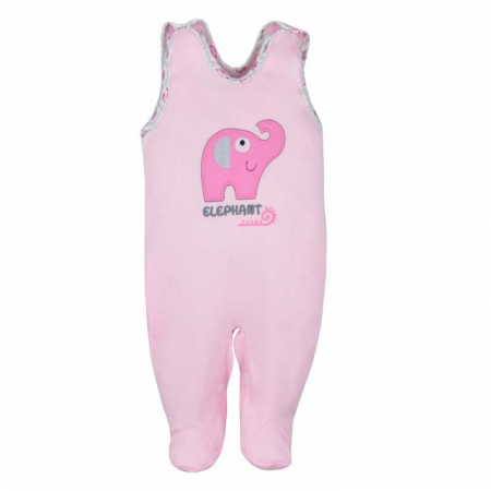 Salopete bebelusi fete - Salopeta fara maneci pentru copii Koala Dzungla 05-351-R-62-cm, Roz