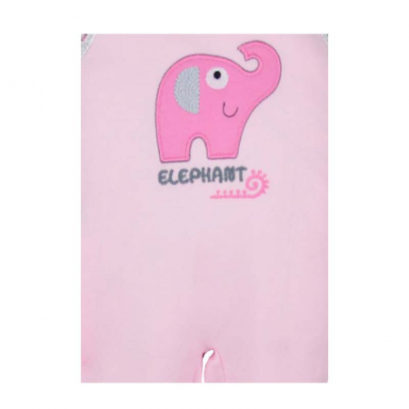 Salopeta fara maneci pentru copii Koala Dzungla 05-351-R-62-cm, Roz [2]