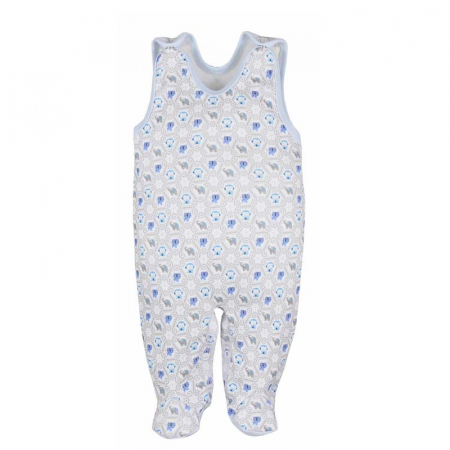 Salopete bebelusi baieti - Salopeta fara maneci pentru baieti Koala Dzungla 05-354-A_74 cm, Multicolor