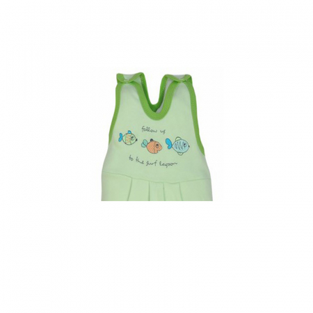 Salopeta fara maneci pentru bebelusi KOALA Rybka B01-010V-74-cm, Verde [1]