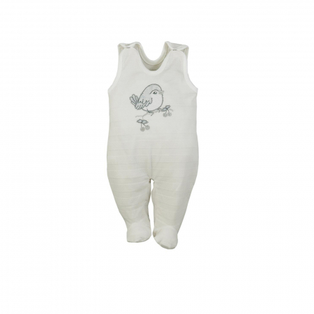 Salopete bebelusi baieti - Salopeta fara maneci pentru copii Koala Sikorka 08-300C_68 cm, Crem