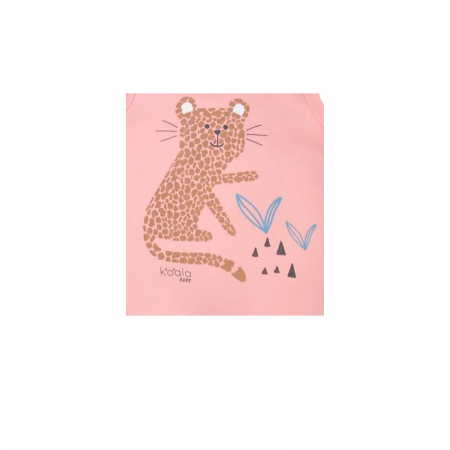 Salopeta pentru fete Koala Farma 08-138C-62-cm, Coral [1]