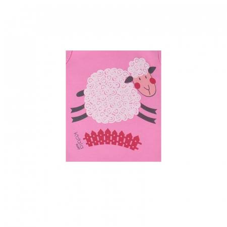 Salopeta pentru fete Koala Farma 08-138R-62-cm, Roz [1]
