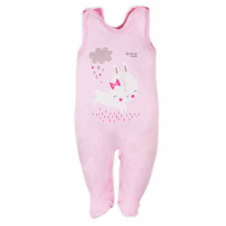Salopete bebelusi fete - Salopeta fara maneci pentru fete Koala Mini Baby 3919R-80-cm, Roz