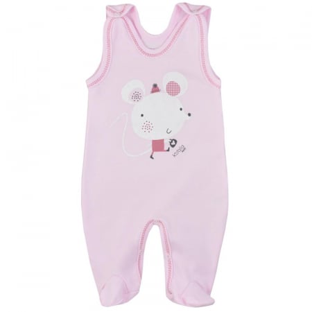 Salopete bebelusi fete - Salopeta fara maneci pentru fete Koala Tasmania 08-619R-62-cm, Roz