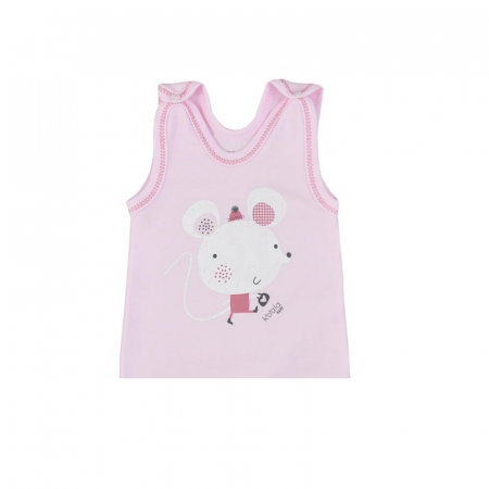 Salopeta fara maneci pentru fete Koala Tasmania 08-619R-62-cm, Roz [1]