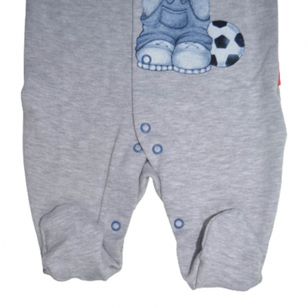 Salopeta cu maneca lunga pentru baieti Marconkowski 404986, Gri [3]