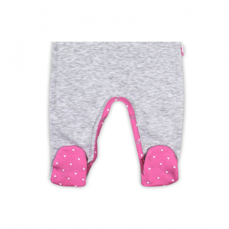 Salopeta fara maneci pentru fete Mini Junior Serduszka 12105-48-cm [1]