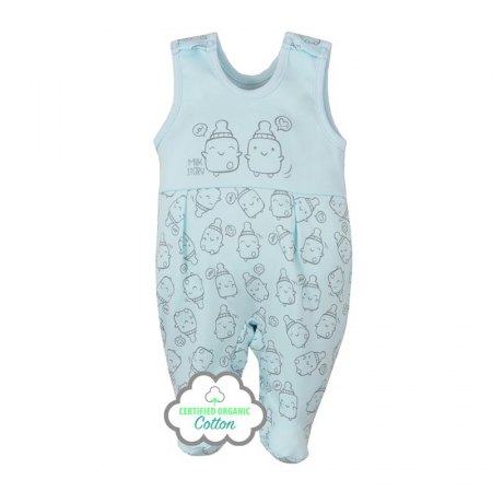 Salopeta fara maneci pentru baieti Koala Butelki 06-686A-80-cm, Albastru [1]