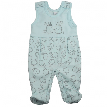 Salopete bebelusi baieti - Salopeta fara maneci pentru baieti Koala Butelki 06-686A-80-cm, Albastru
