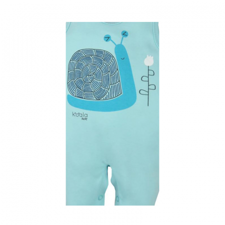 Salopeta pentru baieti Koala Farma 08-138T-62-cm, Turcoaz [1]