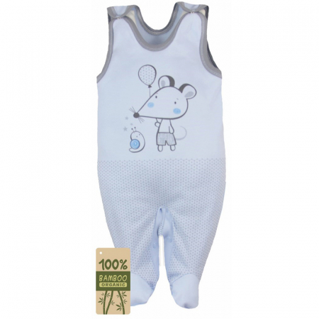 Salopete bebelusi baieti - Salopeta pentru baieti Koala Myska Bambus 05-748A-62-cm, Albastru