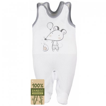 Salopeta pentru baieti Koala Myska Bambus 05-748C-62-cm, Crem [1]