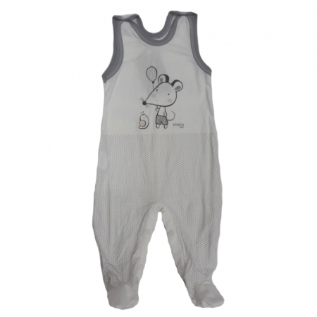Salopete bebelusi baieti - Salopeta pentru baieti Koala Myska Bambus 05-748C-62-cm, Crem
